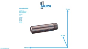 VALVE GUIDE - 51032010109 suitable for MAN D engines