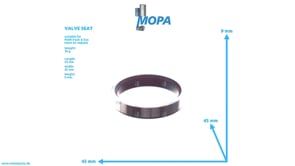 VALVE SEAT - 51032030427 suitable for MAN D-engines
