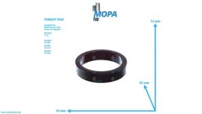 THRUST PAD - 51063120040 suitable for MAN D engines