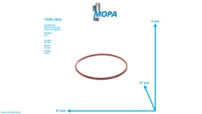 TORIC SEAL - 51965010653 suitable for MAN D-engines