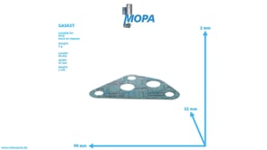 GASKET - 5551880980 suitable for MTU engines GASKET - 5551880980 suitable for MTU engines