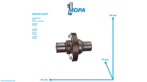 PINION SHAFT - 5552020006 suitable for MTU engines
