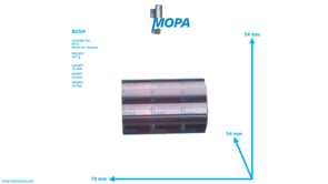 BUSH - 5559925801 suitable for MTU engines