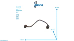 OELLEITUNG - 5801805921 passend für MTU Motoren