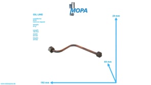 OELLEITUNG - 5801809821 passend für MTU Motoren