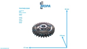 ZAHNRAD - 5811810112 passend für MTU Motoren