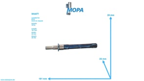 SHAFT - 5841420129 suitable for MTU engines