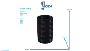 RUBBER SLEEVE - 700368055001 suitable for MTU engines