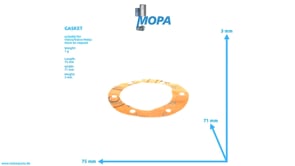GASKET - 826244 suitable for Volvo/Volvo Penta engines