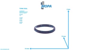 TORIC SEAL - 976971 suitable for Volvo/Volvo Penta engines