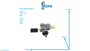 KRAFTSTOFFFOERDERPUMPE - 9903590 passend für Bosch Motoren