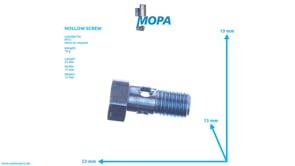HOHLSCHRAUBE - 000000004895 passend für MTU Motoren