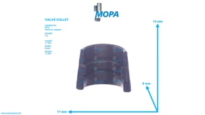 VALVE COLLET - 0000530126 suitable for MTU engines