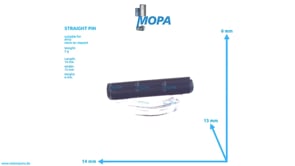 STRAIGHT PIN - 001481003002 suitable for MTU engines STRAIGHT PIN - 001481003002 suitable for MTU engines