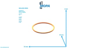 SEALING RING - 01102433 suitable for MWM & Deutz engines