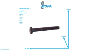 HEXAGON BOLT - 01111074 suitable for Deutz engines