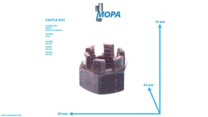 CASTLE NUT - 01113053 suitable for Deutz engines