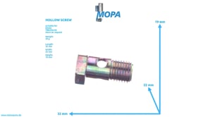 HOLLOW SCREW - 01119246 suitable for Deutz engines