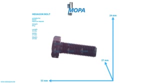 HEXAGON BOLT - 01126193 suitable for Deutz engines