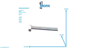 HEXAGON BOLT - 01148244 suitable for Deutz engines
