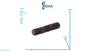 STUD - 01153348 suitable for Deutz engines