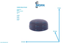 KERNLOCHVERSCHLUSS - 01165829 passend für Deutz Motoren