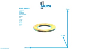 PLAIN WASHER - 01178434 suitable for Deutz engines