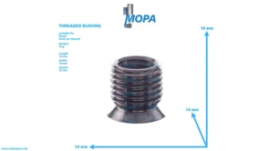 THREADED BUSHING - 01215148 suitable for Deutz engines