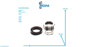 FLOATING SEAL - 01236294 suitable for Deutz engines