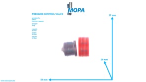 PRESSURE CONTROL VALVE - 01319353 suitable for Deutz engines
