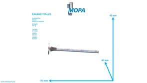 EXHAUST VALVE - 03358981 suitable for Deutz engines