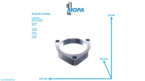 PLUG-IN FLANGE - 04070392 suitable for MWM & Deutz engines