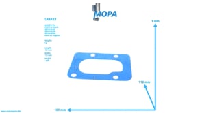 GASKET - 04090904 suitable for MWM & Deutz engines