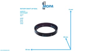 ROTARY SHAFT LIP SEAL - 06562790181 suitable for MAN D-engines