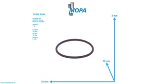 TORIC SEAL - 12017525 suitable for MWM & Deutz engines