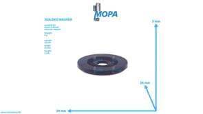SEALING WASHER - 12019756 suitable for MWM & Deutz engines