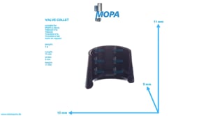 VALVE COLLET - 12030159 suitable for MWM & Deutz engines VALVE COLLET - 12030159 suitable for MWM & Deutz engines