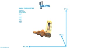 ANGLE THERMOMETER - 12153606 suitable for MWM & Deutz engines ANGLE THERMOMETER - 12153606 suitable for MWM & Deutz engines