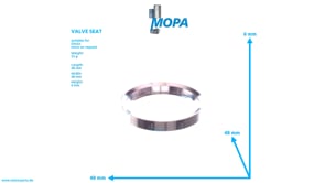 VALVE SEAT - 12188202 suitable for Deutz engines