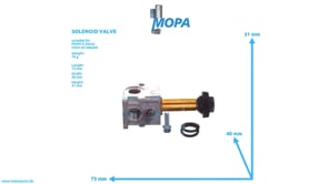 SOLENOID VALVE - 12211557 suitable for MWM & Deutz engines