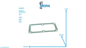 GASKET - 12212657 suitable for MWM & Deutz engines