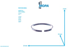 PISTON RING - 12290240 suitable for MWM & Deutz engines