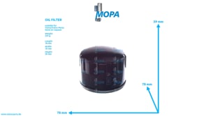 OELFILTER - 22057107 passend für Volvo/Volvo Penta Motoren