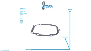 GASKET - 3551880180 suitable for MTU engines