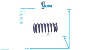 DRUCKFEDER - 5039934101 passend für MTU Motoren