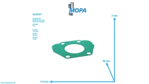 GASKET - 51069010129 suitable for MAN D engines
