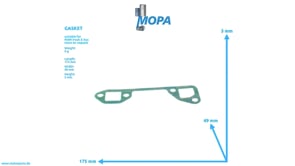 GASKET - 51069030030 suitable for MAN D engines