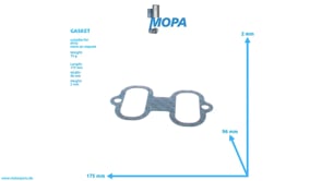 GASKET - 5240980680 suitable for MTU engines GASKET - 5240980680 suitable for MTU engines