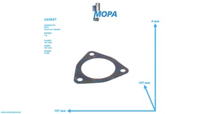 GASKET - 5361870280 suitable for MTU engines
