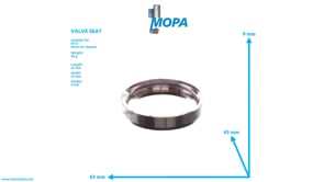 VALVE SEAT - 5410530532 suitable for MTU engines